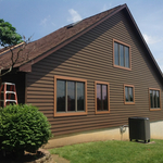 Cocoa Brown Siding / Terra Cotta trim