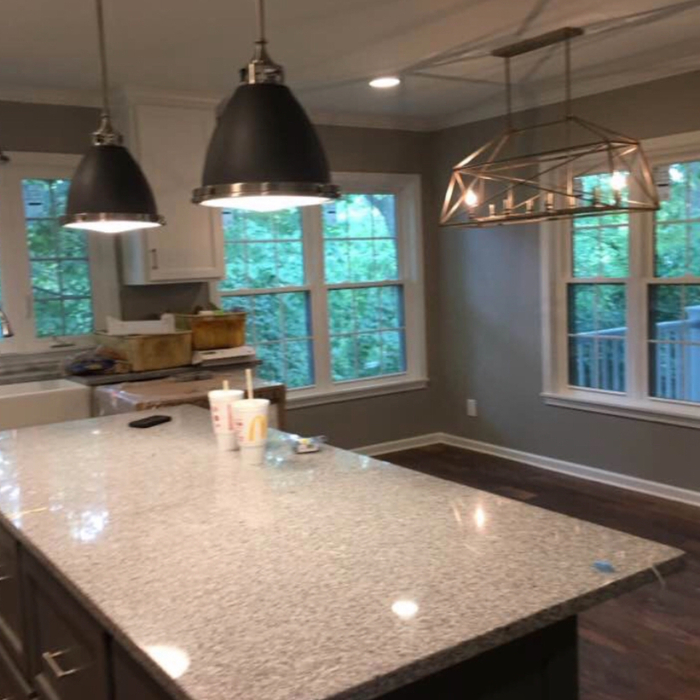 Larger prep & serving countertop