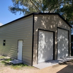 20x40x14 Steel Garage Building With Workshop