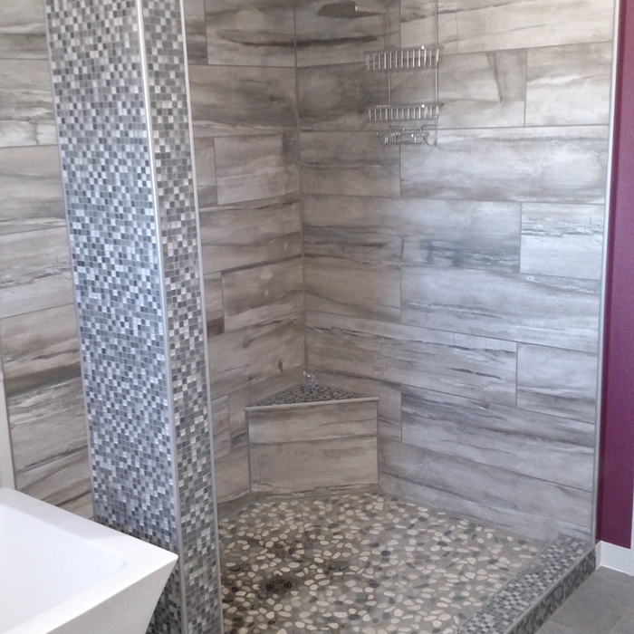 corner shower