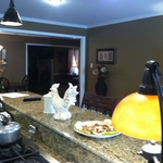 bar view in kitchen
