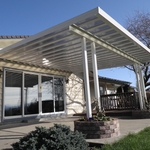 Clear patio cover