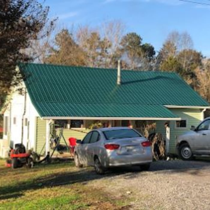 Green Metal Roof