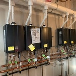 Commercial Tankless Water Heaters Installed