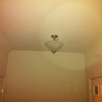 Light addition to dark foyer