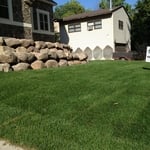 Boulder walls, rock, edging, grading, sod etc!