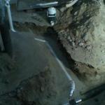 Relocate and Replace Underground Sewage Line