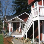 Elevation and stairs