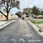 McAllen parking lot asphalt laying