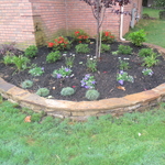 Landscaping Stone Flowerbed