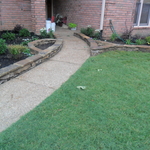 Landscaping Stone Flowerbed