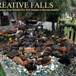 Pondless Waterfall with Landscape