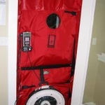 Blower Door Test Setup