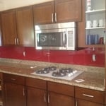 back painted glass splashback