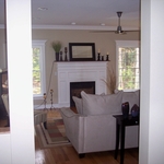 Fire place and crown molding