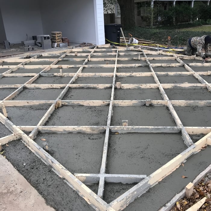Concrete frame