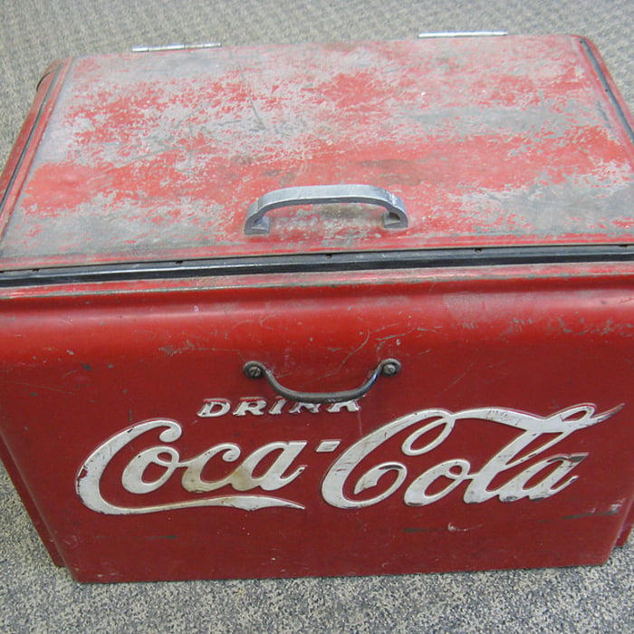 Coca-Cola Cooler Before