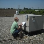 Documenting HVAC units.