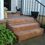 Custom brick steps