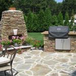 Outside Fireplace