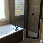 Cozy, classy, simple bathroom