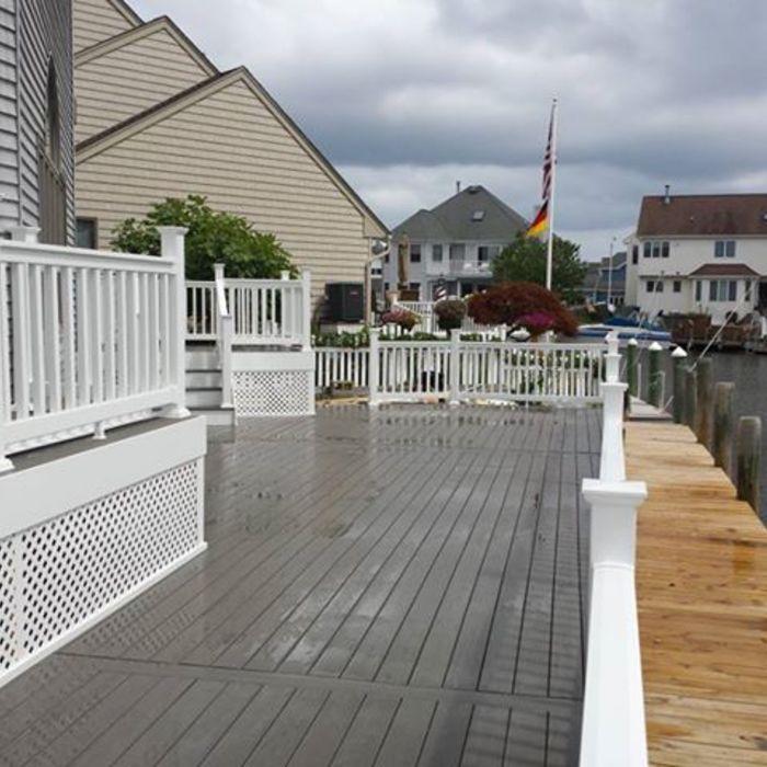 Deck and dock repladyced after Sandy