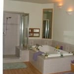 Double Shower and Jacuzzi