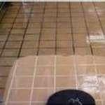 Kitchen Tile During Clean