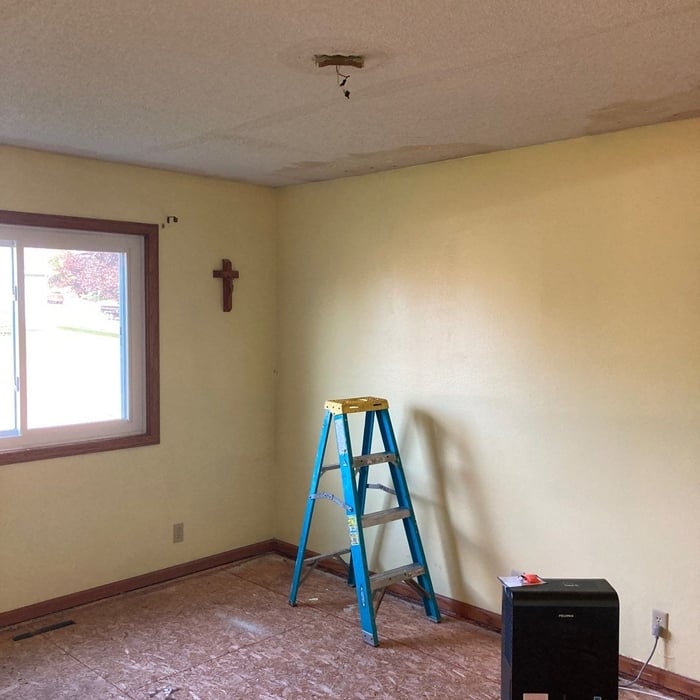 Affected bedroom