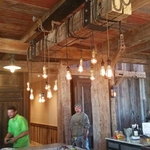custom island chandelier