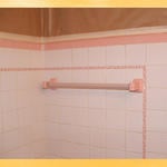 We repair grout lines and refinish it all
