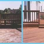 Deck Maintenance Before and After