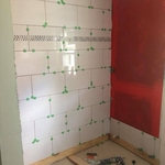 TUB TILE SURROUND-IN PROGRESS