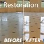 The Before & After of a Century Old Marble Floor