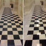Black and white floor in Fairfield,