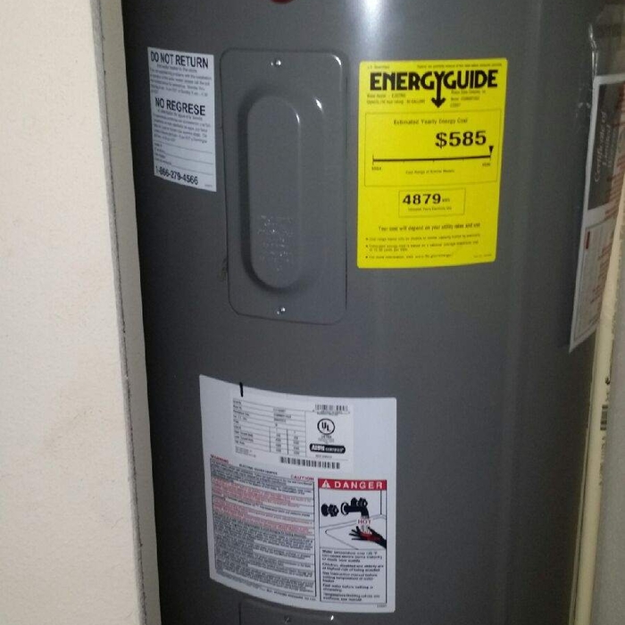 New water heater