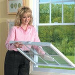Easy to clean vinyl replacement windows