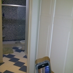 Bathroom tile installation