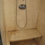 Shower before restoration