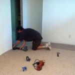 finishing a doorway to the utility area