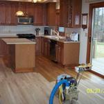 During Sanding