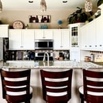 Fresh White Painted Cabinets