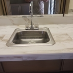 New sink and faucet