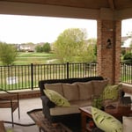Porch Addition w/outdoor fireplace
