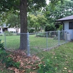 4' galvanized chain link