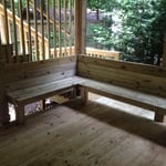 bottom deck benches
