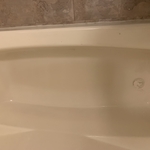 Tub resurfacing after picture