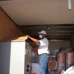 loading the blowing machi