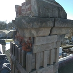 main chimney at the garrett antique store