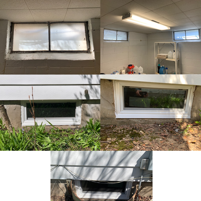 Basement Before and After